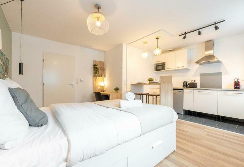 Wazemmes   Functional Studio With Parking Space!