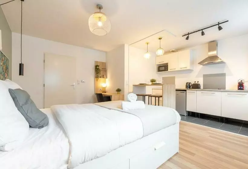 Wazemmes   Functional Studio With Parking Space!