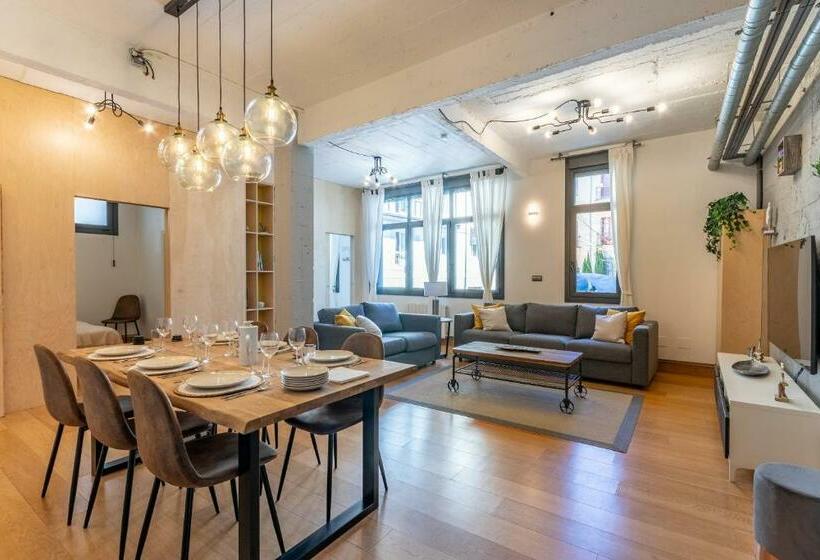 New! Lovely 3 Bedroom Loft In Bilbao