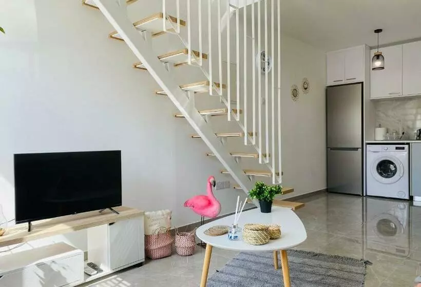 Pink Flamingo 1 Br Apartment In Larnaca