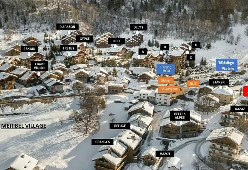 Appartement Duplex Ski Aux Pieds, Cheminée, Piscine Et Spa, Méribel Village   Fr 1 566 35