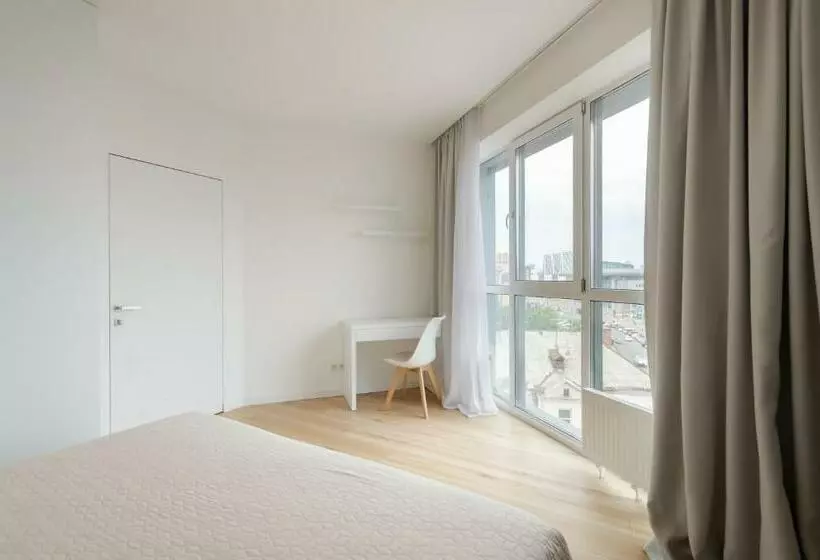 7435two Bedrooms Cozy Apartment In New Building Nearby With Railway Station