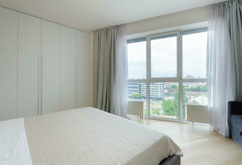 7435two Bedrooms Cozy Apartment In New Building Nearby With Railway Station