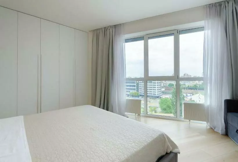 7435two Bedrooms Cozy Apartment In New Building Nearby With Railway Station