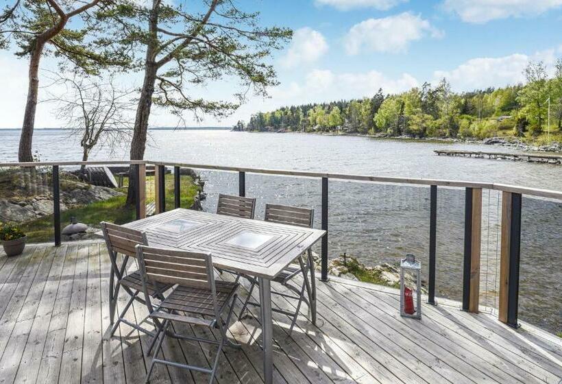 Beautiful Home In Lidköping With House Sea View