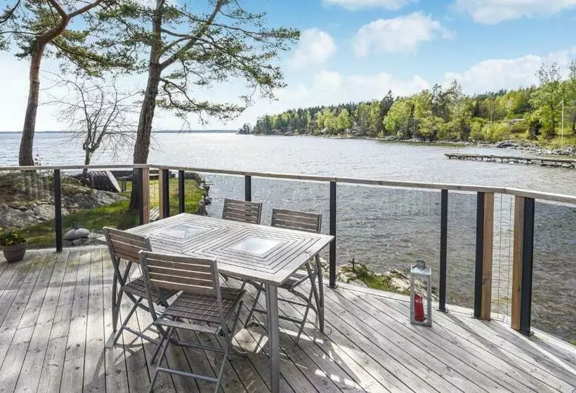 Beautiful Home In Lidköping With House Sea View