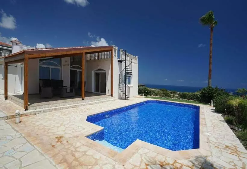 Luxury Cliffside Villa With Breathtaking Sea Views & Private Family Friendly Pool