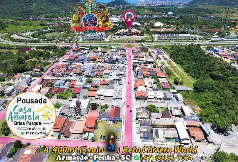 Majatalo Pousada Casa Amarela Brisa Parque