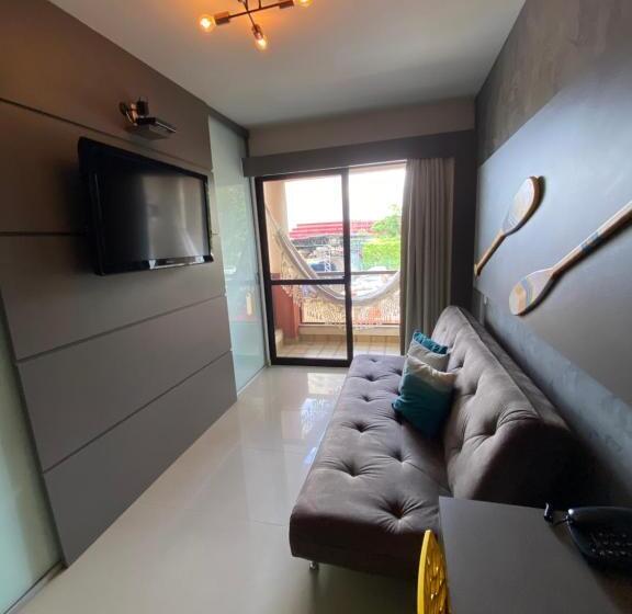 Flat Decoração Náutica C/vista Lago Paranoá