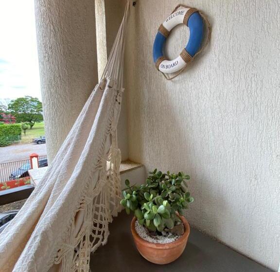 Flat Decoração Náutica C/vista Lago Paranoá