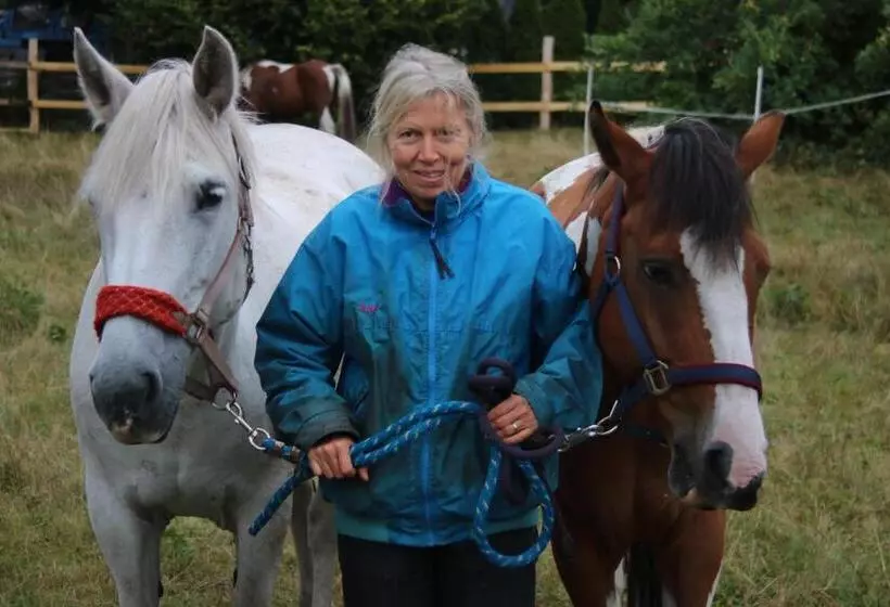 Aamiaismajoitus (B&B) Chambre Merisier Dans Une Ferme Avec étang Privé Au Coeur De La Région Des Mille étangs, Faucogney E