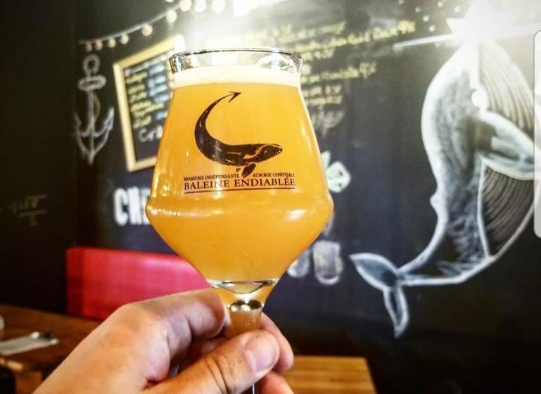 فندق La Baleine Endiablée Microbrasserie