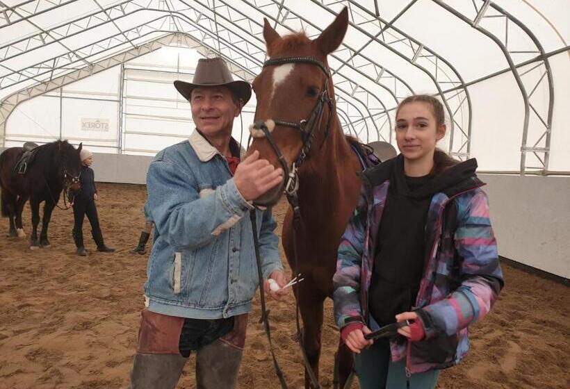 בית מלון כפרי Hobby Land Ranch Horse S Barn Guesthouse