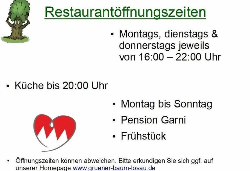 Пансион Landgasthof Grüner Baum