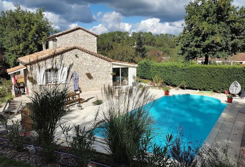 민박 Domaine Des 3 Cyprès Chez Nath & Pat