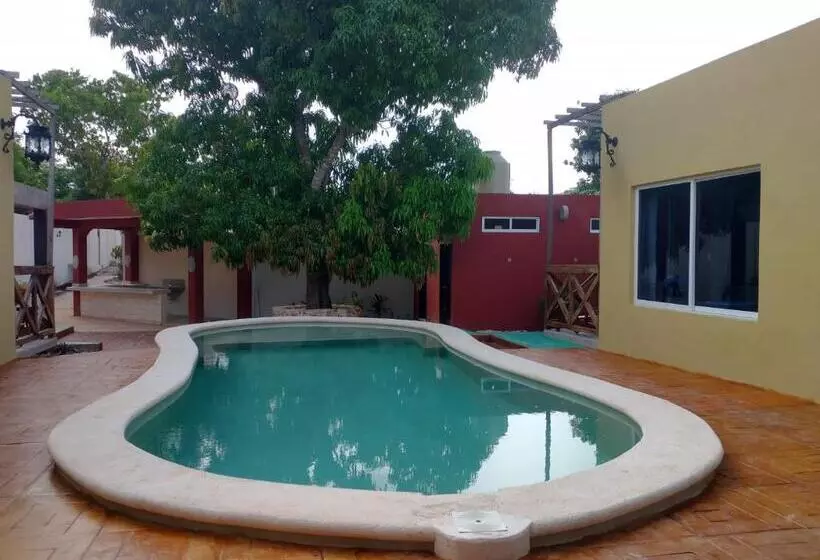 ペンション Habitacion Tizic En Casa Nicte Há