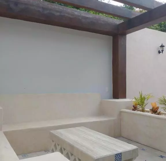 ペンション Habitacion Tizic En Casa Nicte Há