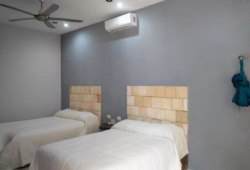 ペンション Habitacion Tizic En Casa Nicte Há