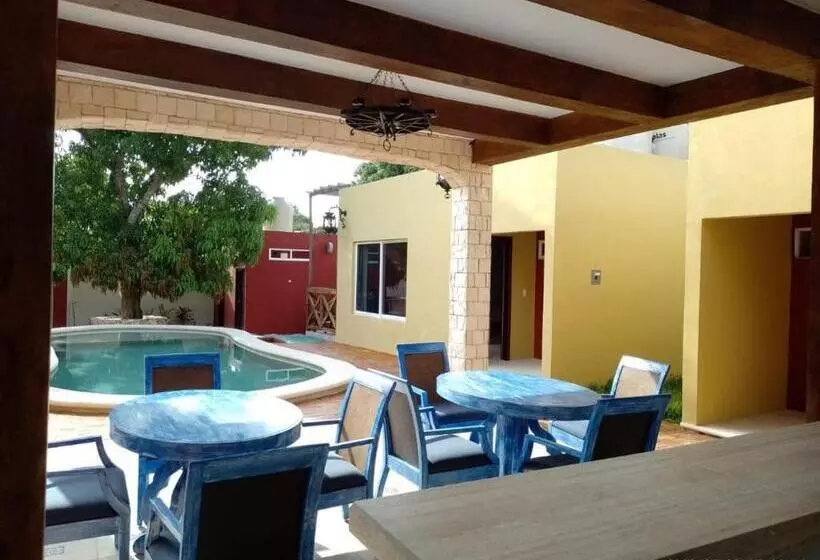 ペンション Habitacion Tizic En Casa Nicte Há