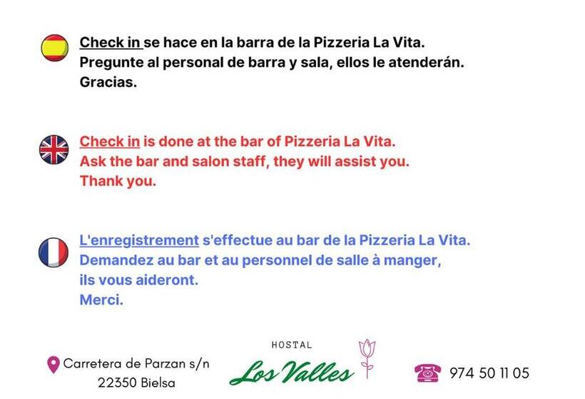 پانسیون Hostal Los Valles