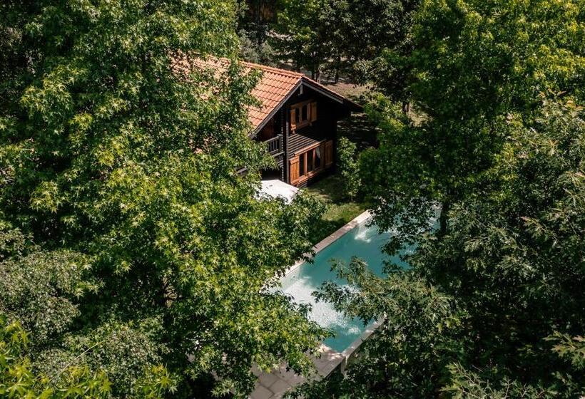 پانسیون Prado Do Xisto Chalé De Madeira A 7km De Braga