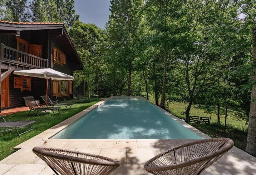 پانسیون Prado Do Xisto Chalé De Madeira A 7km De Braga