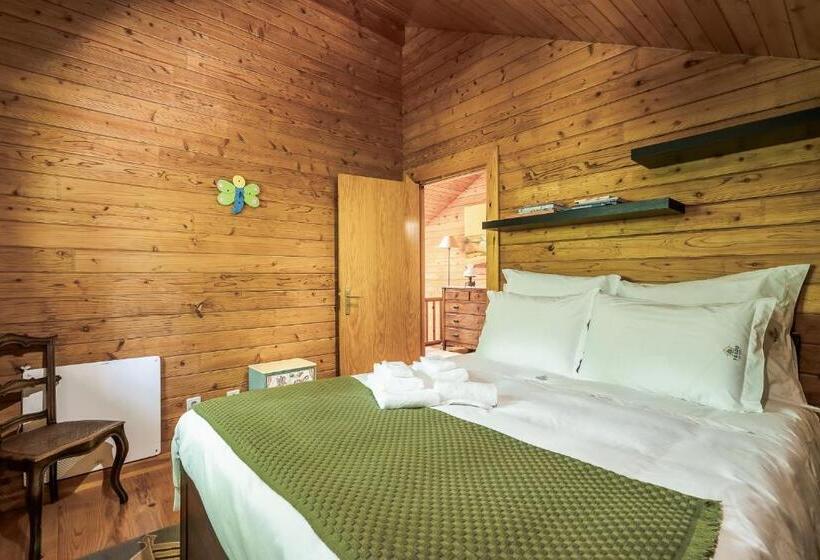 پانسیون Prado Do Xisto Chalé De Madeira A 7km De Braga