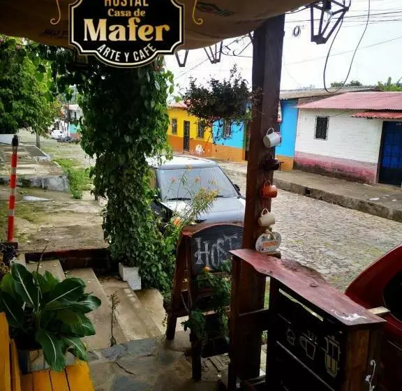 ペンション Casa De Mafer, Hostal, Arte Y Café