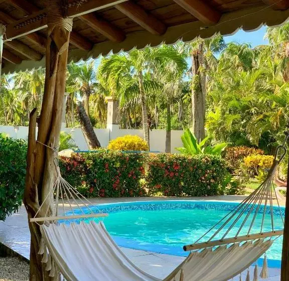 تختخواب و صبحانه Casa Caribe Tropical , Playa Bonita, Las Terrenas