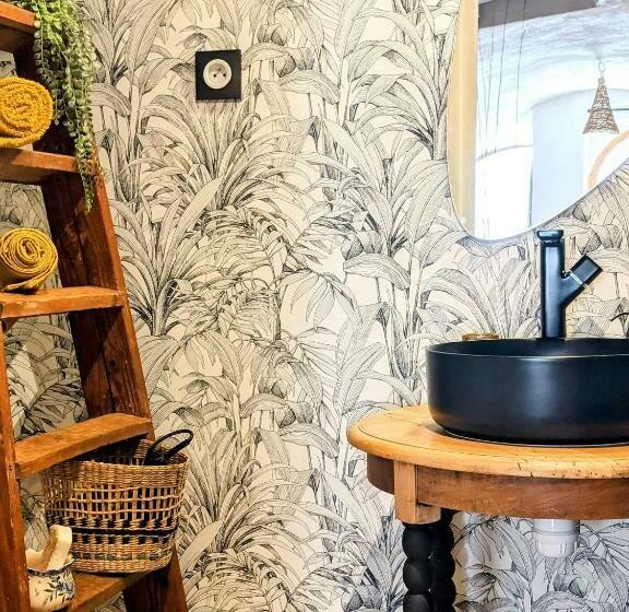 צימר Charmante Suite Indépendante Avec Cave à Vin