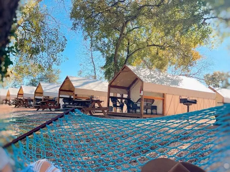 15 Blue River Camp   Glamping Cabin