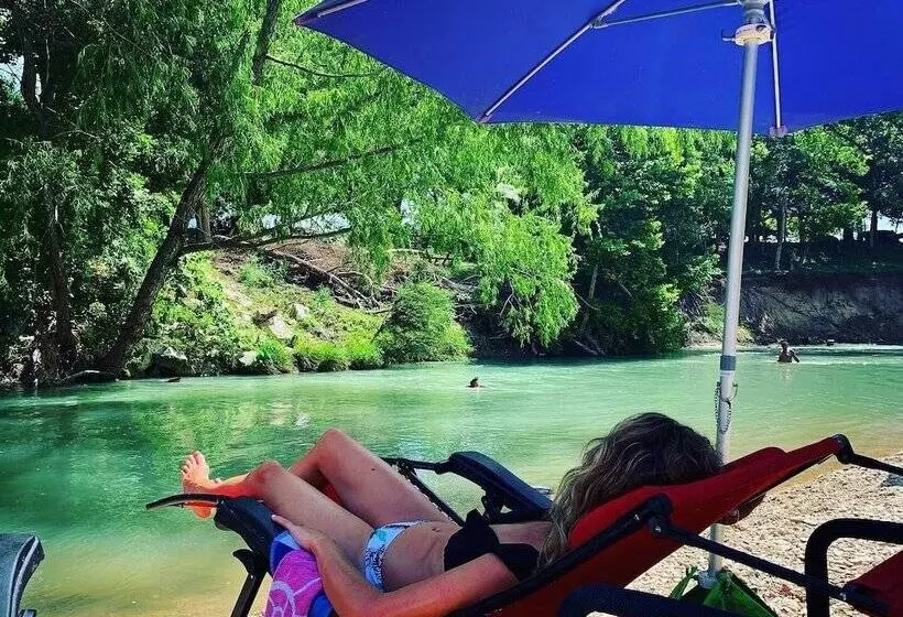 15 Blue River Camp   Glamping Cabin