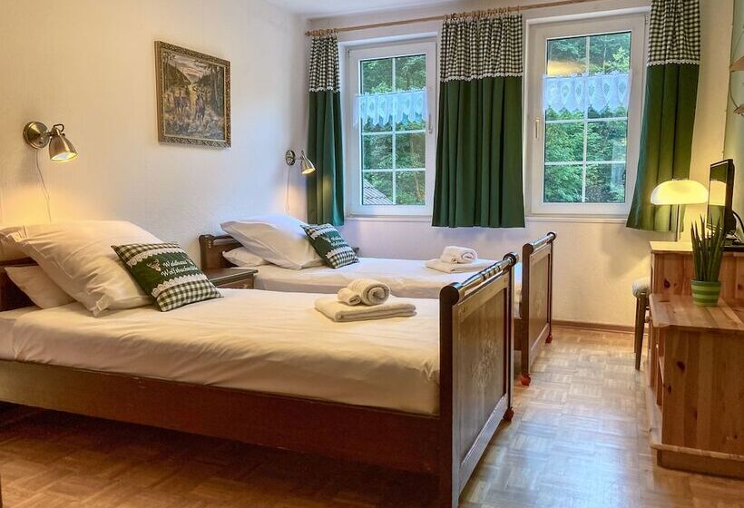 בית מלון כפרי Waldhaus Wolfsbachmühle