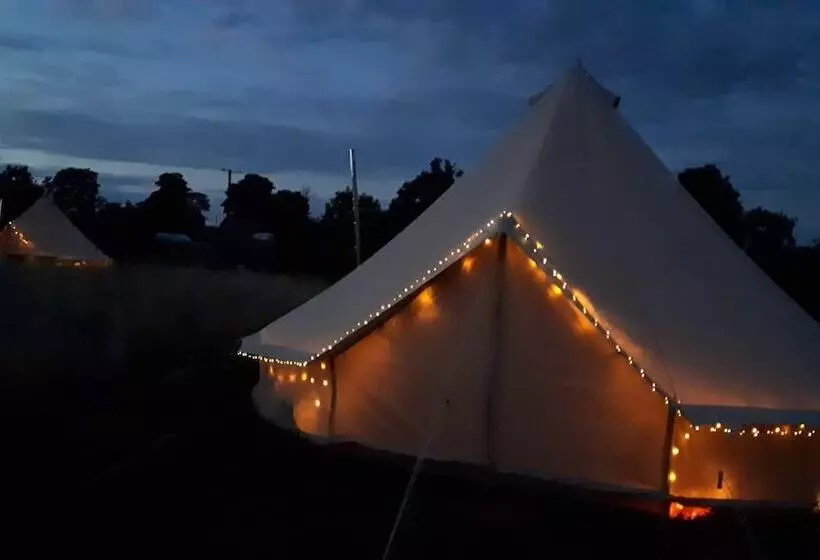 6m Xl Bell Tent With Log Burner, Near Whitby