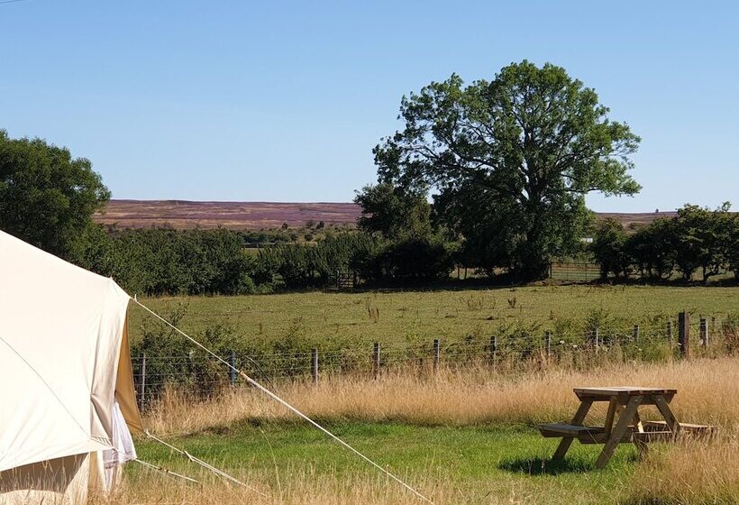 6m Xl Bell Tent With Log Burner, Near Whitby
