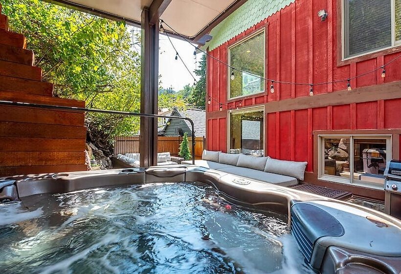 Red Hawk By Avantstay Charming Cabin W/ Theatre & Spa 5mins To Deer Valley Mtn