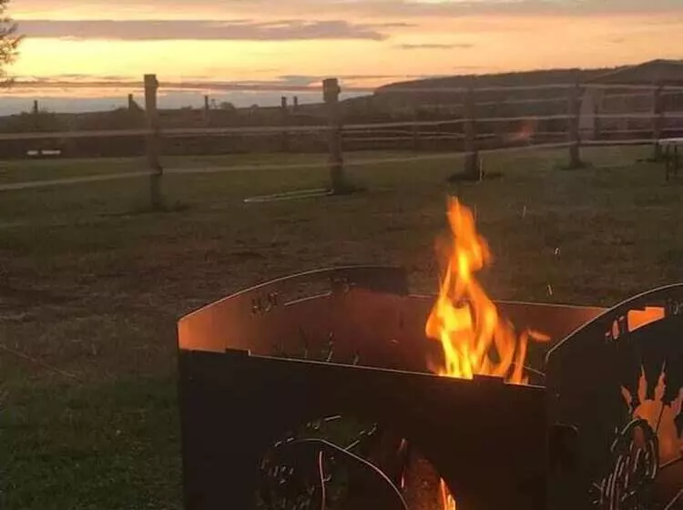 Hotelli Crooked Oaks Bell Tent Glamping In North Devon