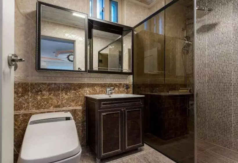 ペンション Gyeongju Blue 21 Pool Villa