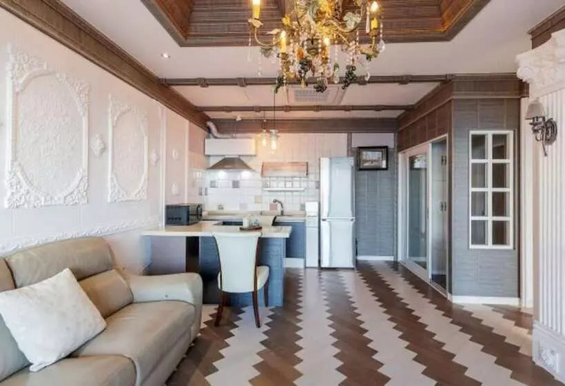 ペンション Gyeongju Blue 21 Pool Villa