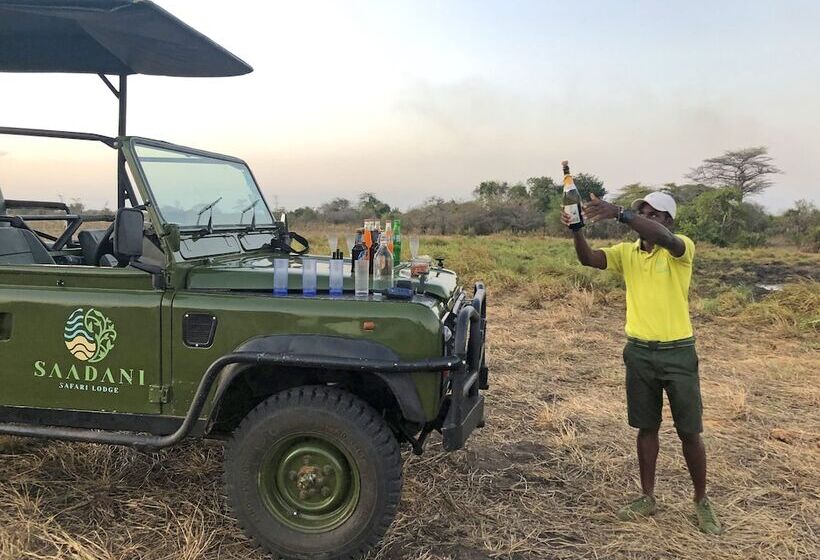 호텔 Saadani Safari Lodge Bush, River, Beach