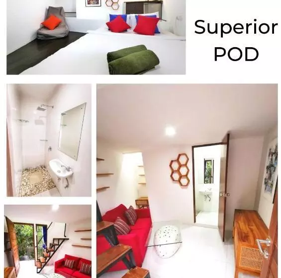 モーテル Cornerstone Bali Coworking