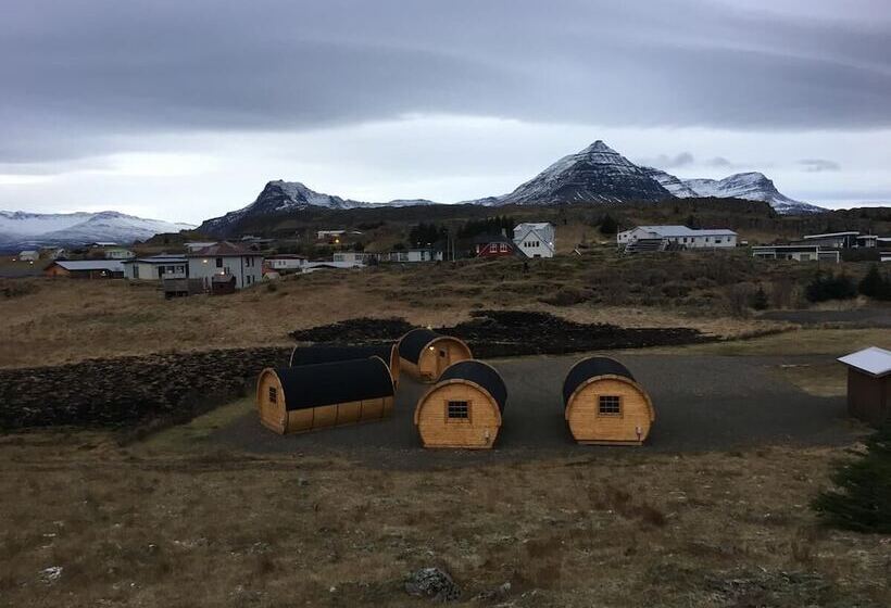 هتل Framtid Camping Lodging Barrels