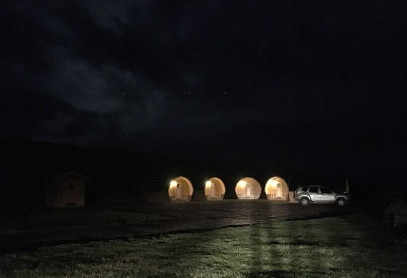 هتل Framtid Camping Lodging Barrels