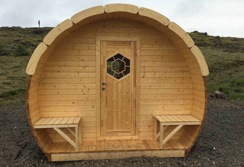 هتل Framtid Camping Lodging Barrels