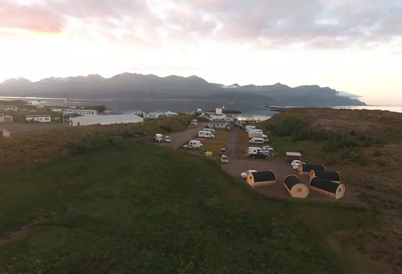 هتل Framtid Camping Lodging Barrels