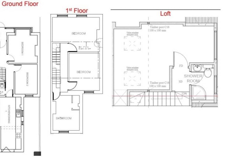 דירת נופש New 5 Bed & 4 Bathroom House In Croydon