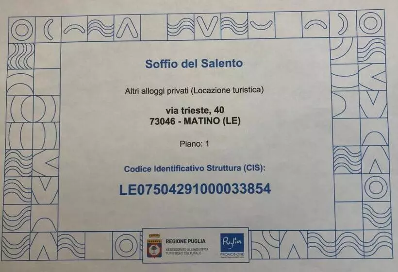 Majatalo Soffio Del Salento