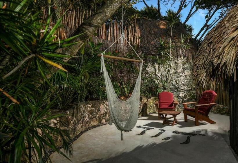 בית מלון כפרי Diamante K Inside Tulum National Park