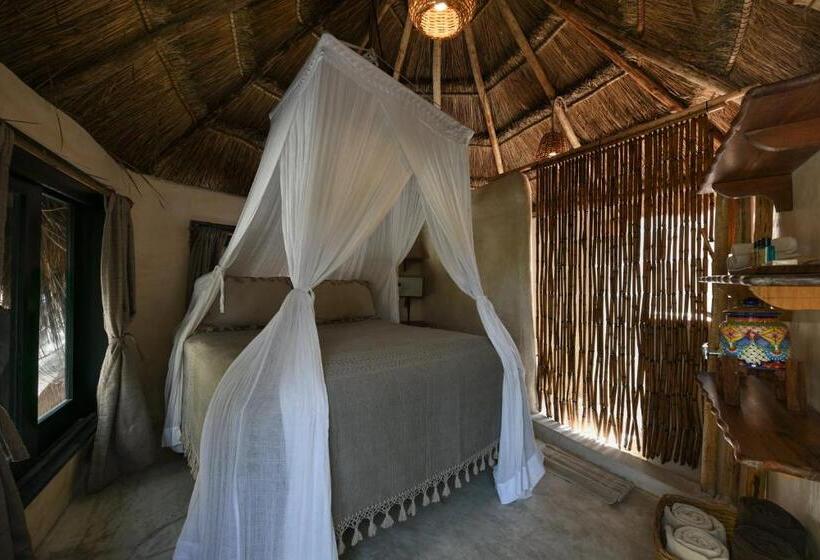 בית מלון כפרי Diamante K Inside Tulum National Park