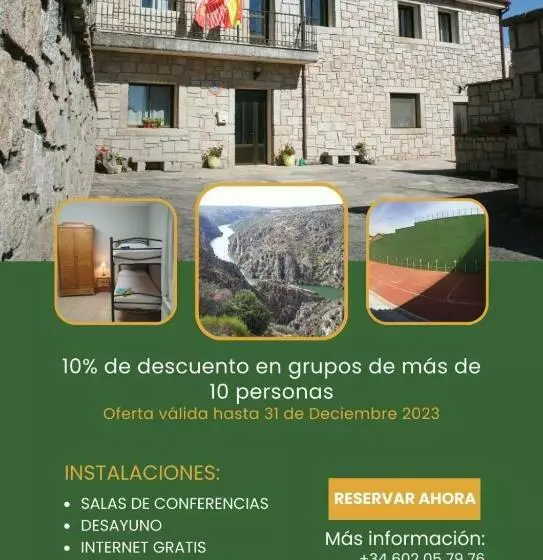 Alojamiento Entorno Rural Albergue Juvenil La Rueca Familias Y Grupos En Habitaciones Compartidas Pr